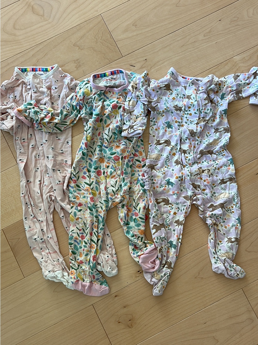 Magnetic Me footies, 3-6mo, three